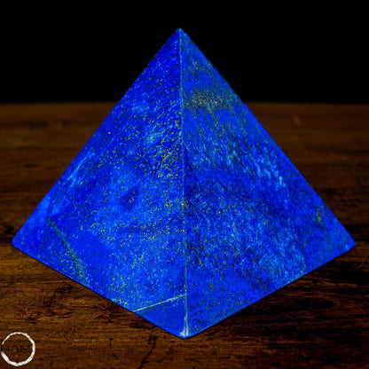 Natürliche Dekorative Lapislazuli Pyramide, Höchste Qualiität - 701,81g