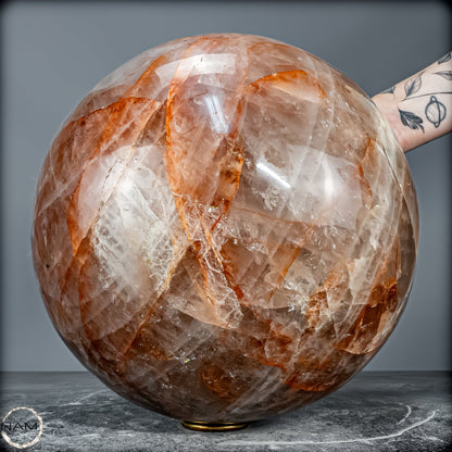 Natürliche Roter Quarz (Hematoit) Kristall-Kugel - 19014,86g