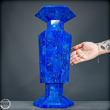 Seltener Natürliche Lapislazuli Kristall-Vase - 4688,71g