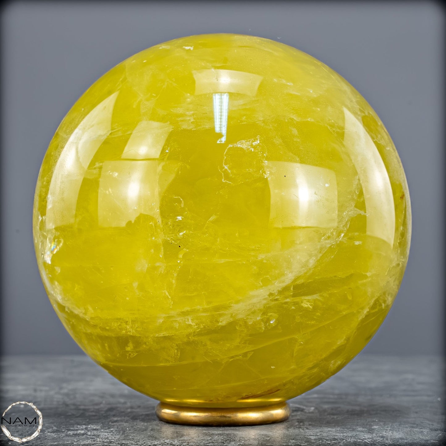 Top Qualität Transparenter Citrin Kristall Kugel - Brasilien - 1925,67g