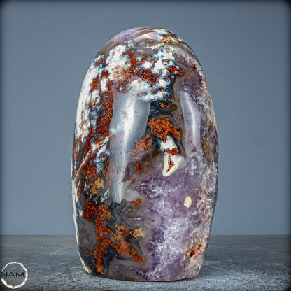 Natürliche Ozean-Jaspis Kristall-Freiform mit Amethyst - 2648,44g