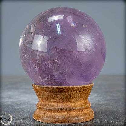 Natürliche Amethyst-Kristall Kugel, Brasilien - 304,44g - 60,4mm