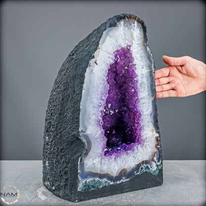 Amethyst-Druse Kathedrale – Naturwunder aus Uruguay – 23386,11g