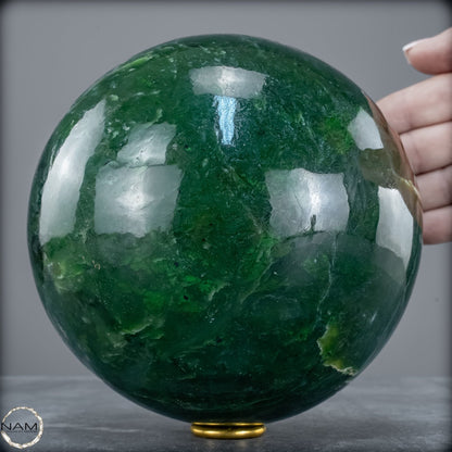 Natürliche Jade-Nephrit Kugel aus Burma -4244,68g