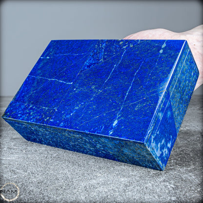 Natürliche  Lapislazuli Schmuckkästchen/Box - 712,77g