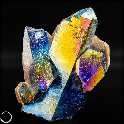 Aura Cluster – Regenbogenkristall voller Energie und Magie – 254,25g