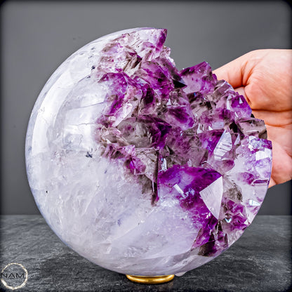 Natürliche Amethyst Kugel aus Uruguay von höchster Qualität  – 3048,27g
