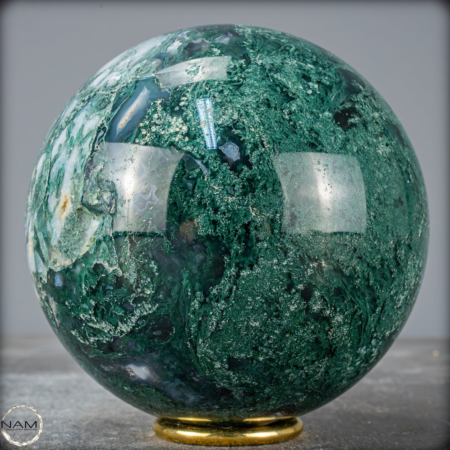 Natürlicher Moos Achat Kristall-Kugel - 1883,74g - 116mm