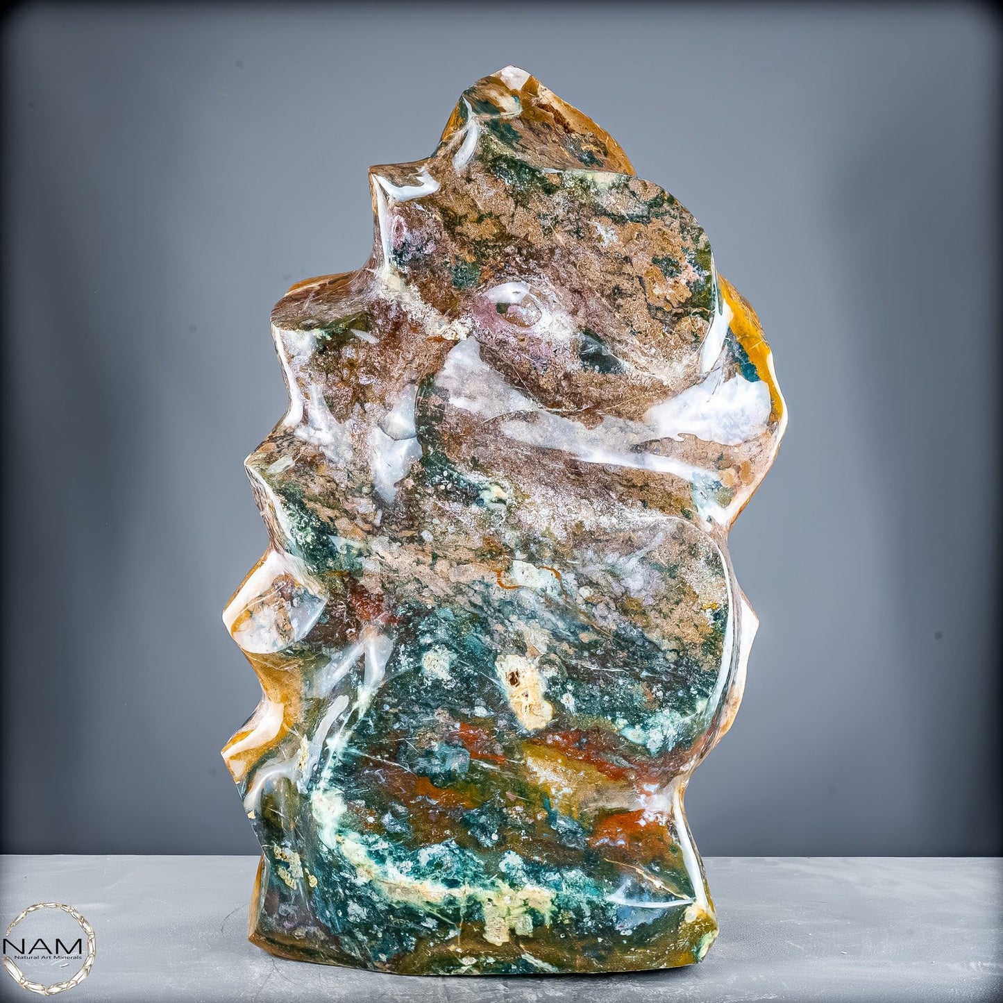 Natürliche Ocean Jasper Flamme - 63301,44g