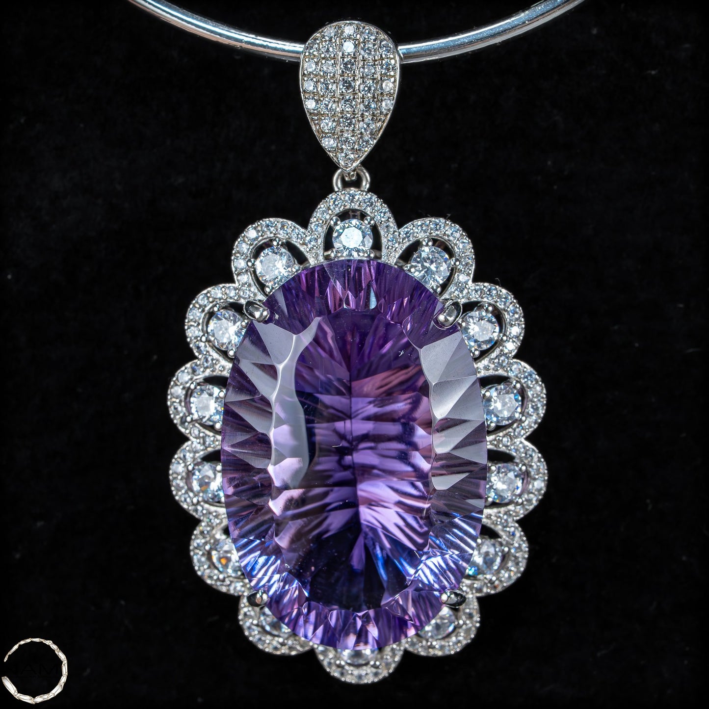 Amethyst-Anhänger – ein Meisterwerk aus Licht, Tiefe und Eleganz 15,64g 78,2ct