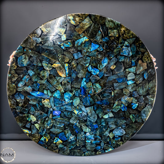Große Galaxie-Labradorit Tischplatte -17162,22g
