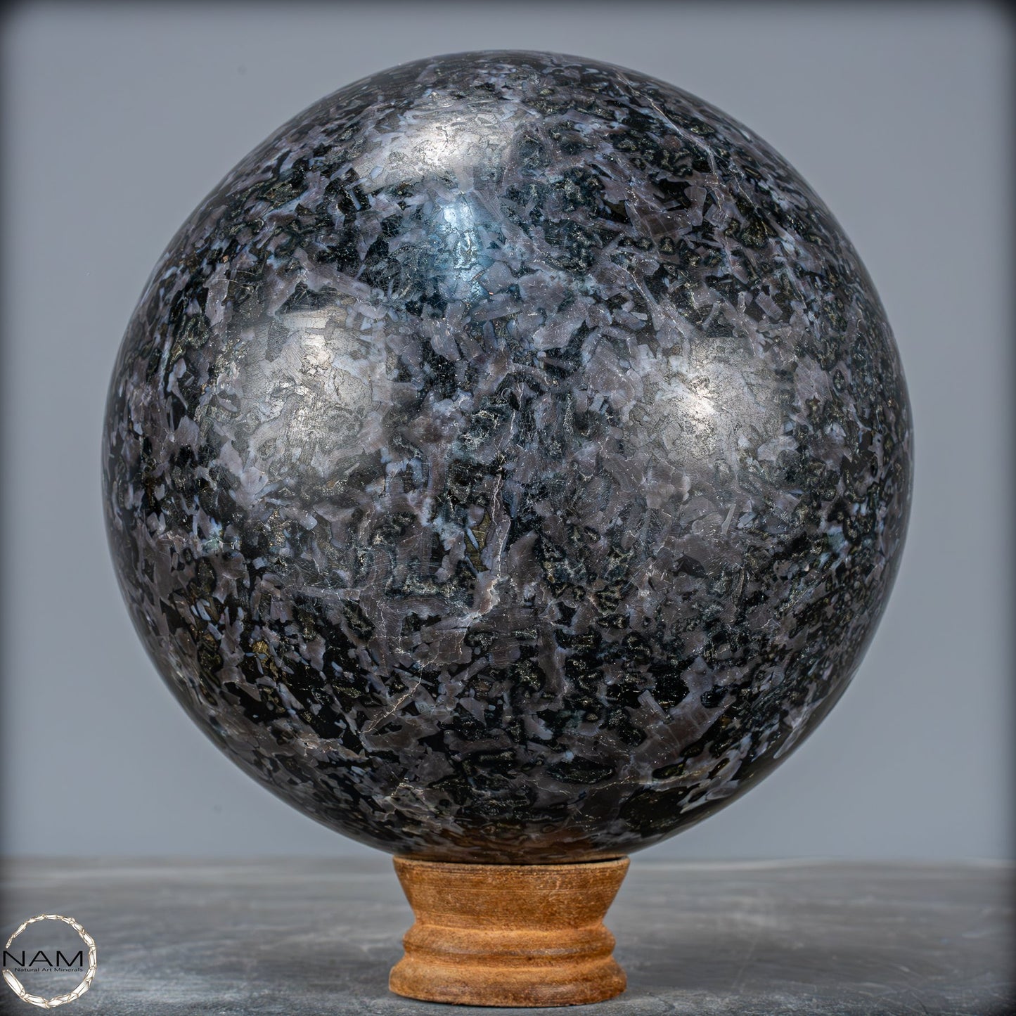 Natürliche Merlinit (Gabbro) Kristallkugel - 4808,08g - 155mm