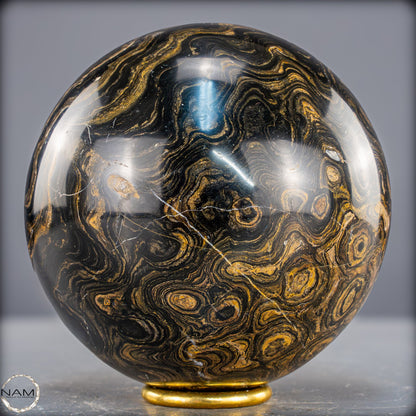 Natürliche Stromatolith (Fossile Algen) Kugel - 2316,17g - 126mm