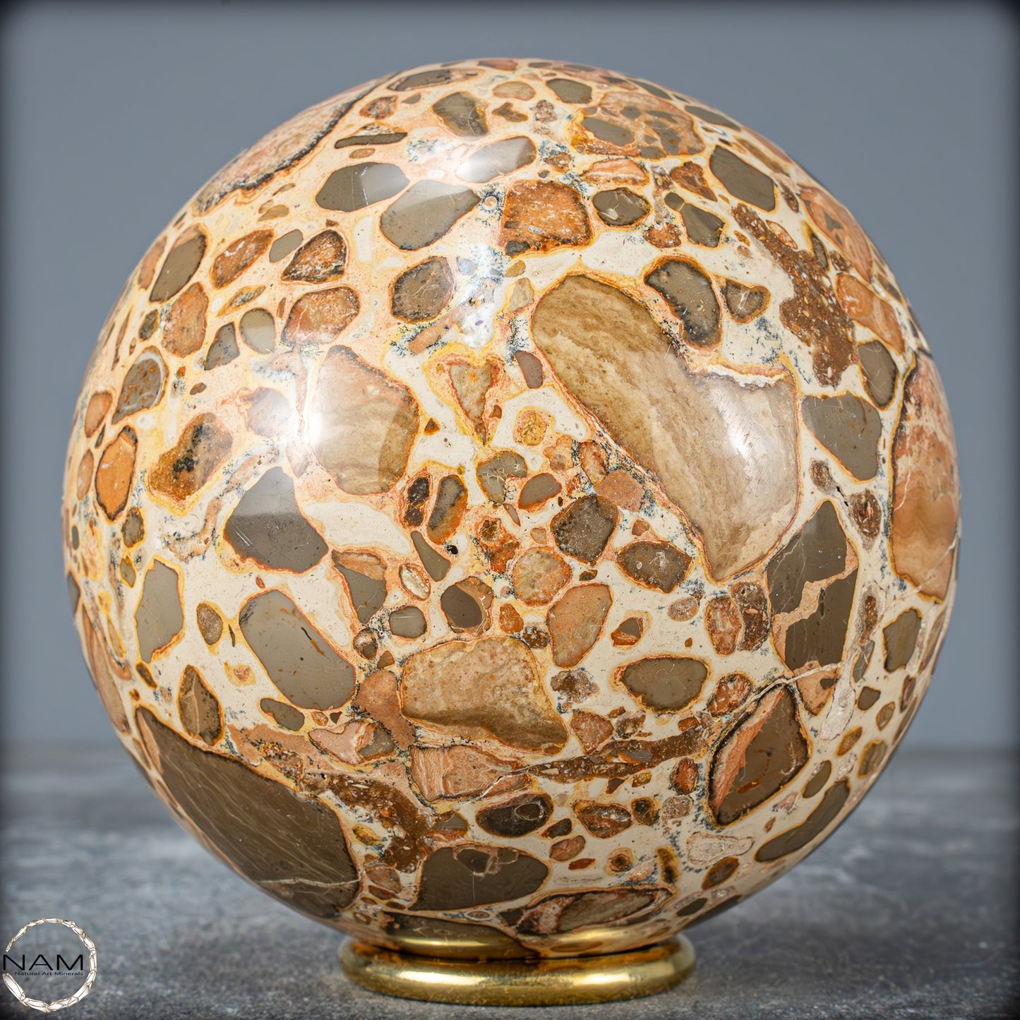 Natürliche Leoparden-Jaspis Kristallkugel - 1542,51 g