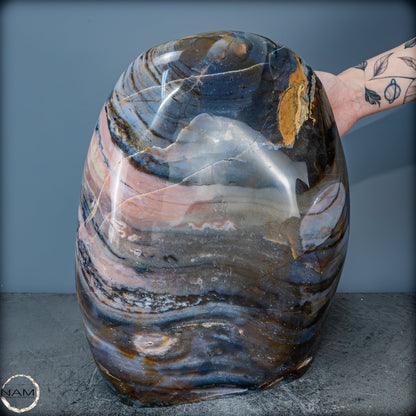 Natürliche Gebänderter Achat Kristall-Freiform - 19370,33g