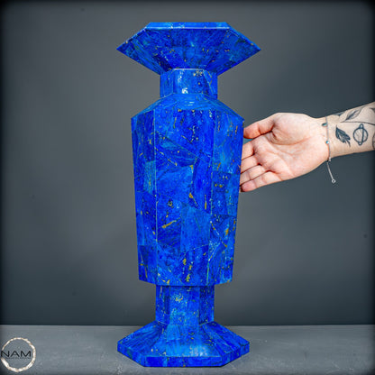Seltener Natürliche Lapislazuli Kristall-Vase - 4688,71g