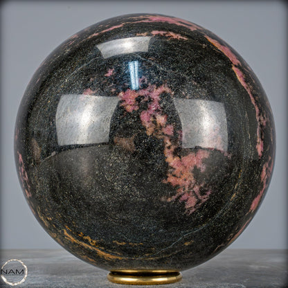 Natürliche Große Rhodonit-Kristall Kugel - 9872,13g - 180mm