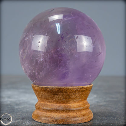 Natürliche Amethyst-Kristall Kugel, Brasilien - 304,44g - 60,4mm