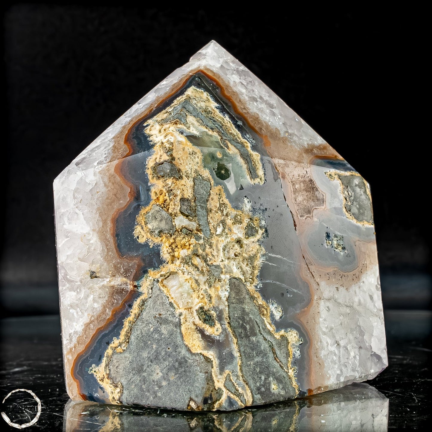 Natürliche Amethyst-Kristall Druse/Spitze - 728,27g