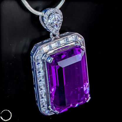 Amethyst-Anhänger – ein Meisterwerk aus Licht, Tiefe und Eleganz 9,51g 47,55ct