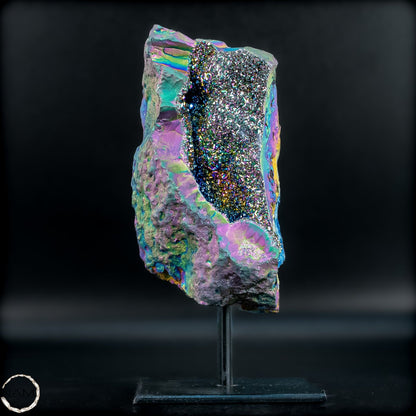 Kristall-Aura-Amethyst auf Ständer –797,79g