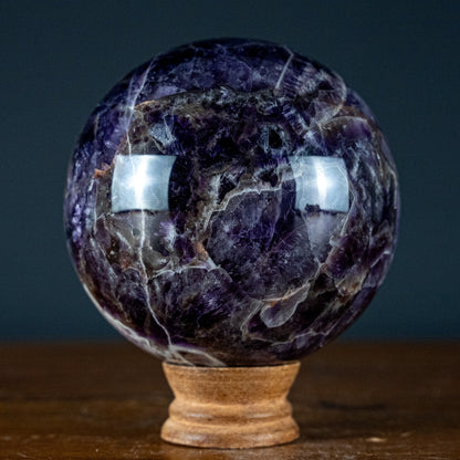 Natürliche Chevron-Amethyst Kristallkugel aus Bolivien - 1611,18g - 110mm