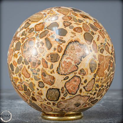 Natürliche Leoparden-Jaspis Kristallkugel - 1542,51 g