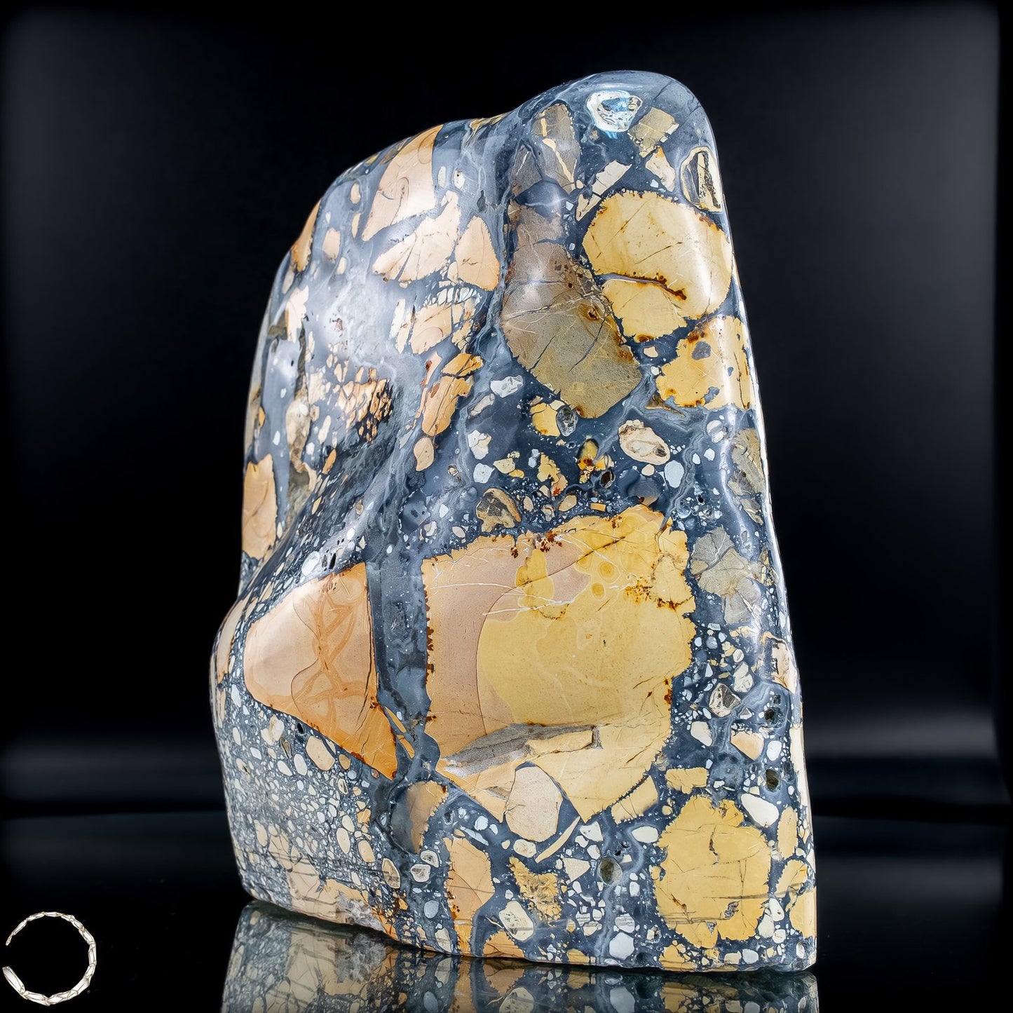 Natürliche Indonesische Picture Jasper-Kristall Freiform – 1630,17g