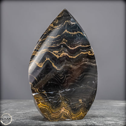 Versteinerte Algen Flamme – Millionen Jahre Naturgeschichte- 919,42g