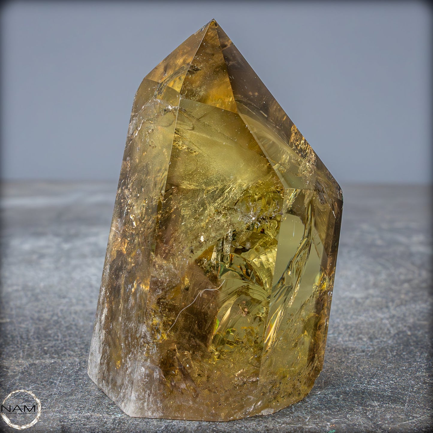 Top Qualität Transparenter Citrin Kristall - Brasilien - 263,85g
