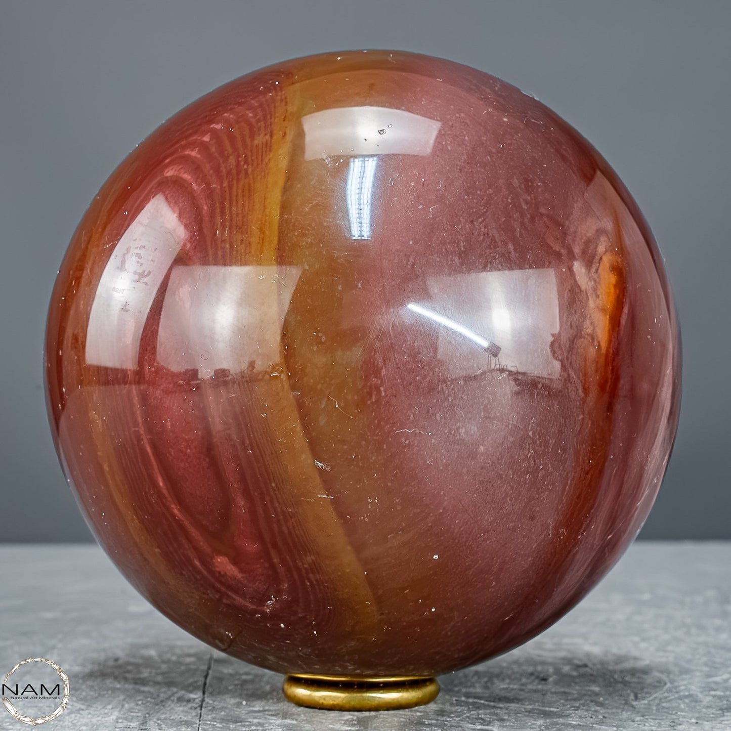 Natürliche Polychrome Jaspis Kristall-Kugel -1685,77g
