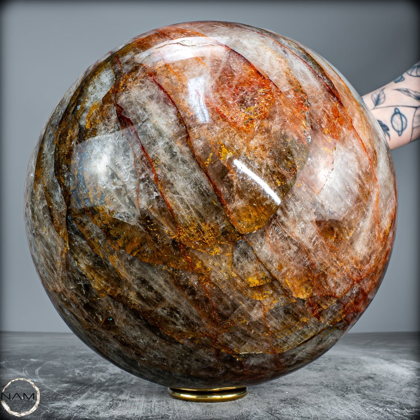 Feuer & Healer Quarz – Ein Meisterwerk der Natur - 16000,01g