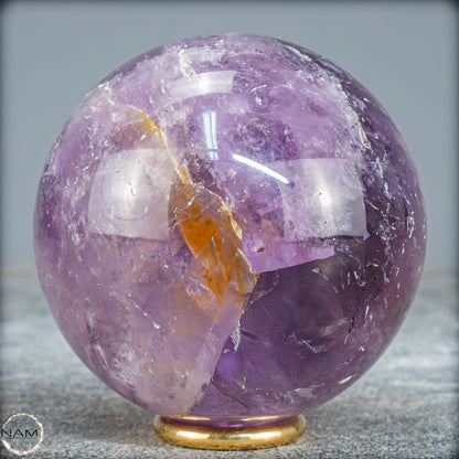 Natürliche Amethyst-Kristall Kugel, Brasilien - 484,35g