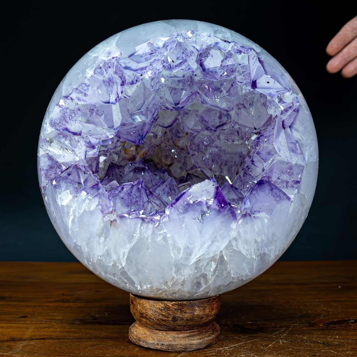 Sehr Große Amethyst Kugel Druse  – 11904,71g