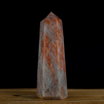 Natürlicher Roter Feuerquarz Obelisk - 3746,28g