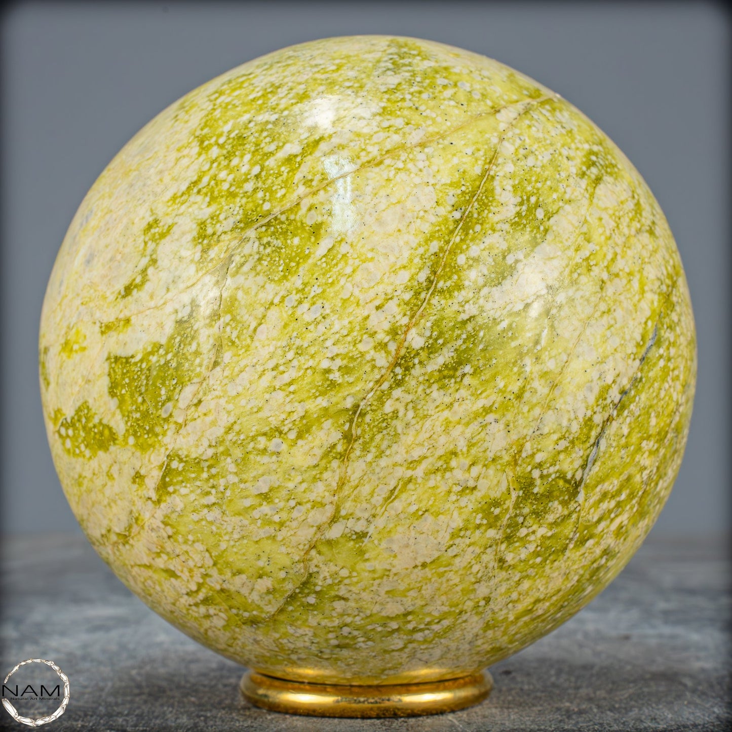 Natürliche Serpentin Kugel - 1783,75g - 112mm