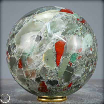 Natürliche Drachenblut-Jaspis Kugel aus Afrika - 2959,58g - 132mm