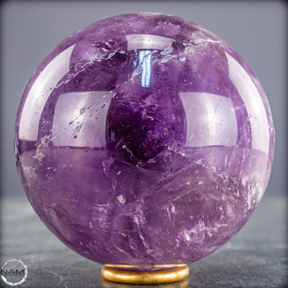 Natürliche Amethyst-Kristall Kugel, Brasilien - 710,93g