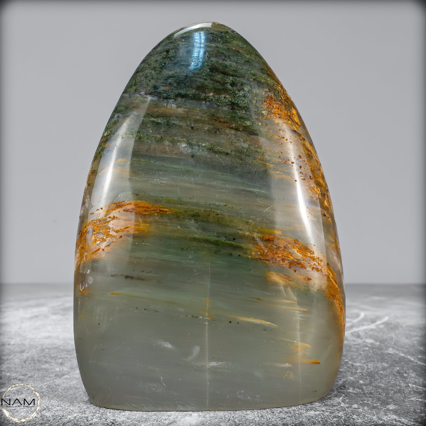 Natürliche Grüne-Quarzkristall Freiform aus Brasilien - 667,96g