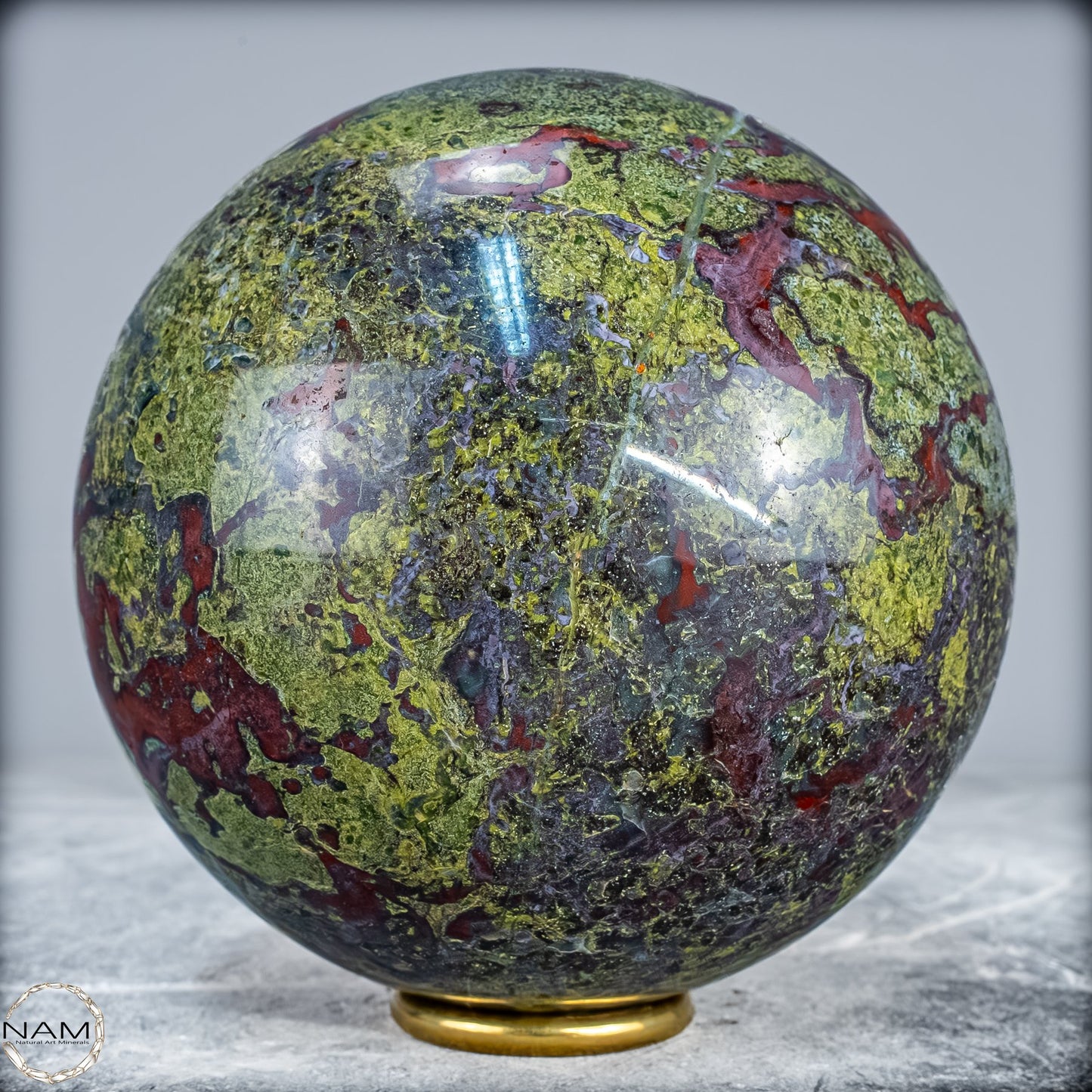 Natürliche Drachenblut-Jaspis Kugel aus Australien - 2906,77g - 131mm