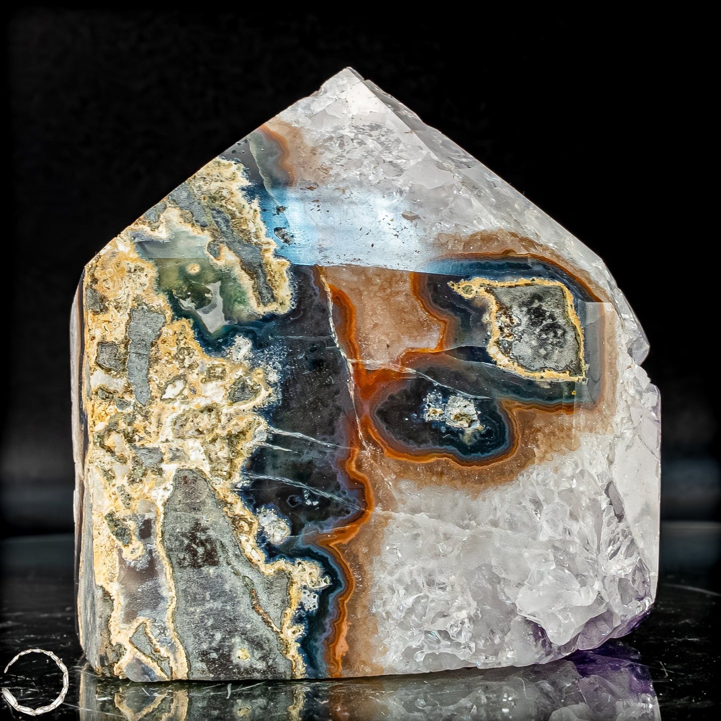 Natürliche Amethyst-Kristall Druse/Spitze - 728,27g
