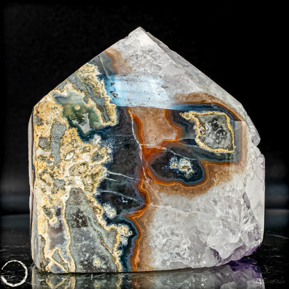 Natürliche Amethyst-Kristall Druse/Spitze - 728,27g