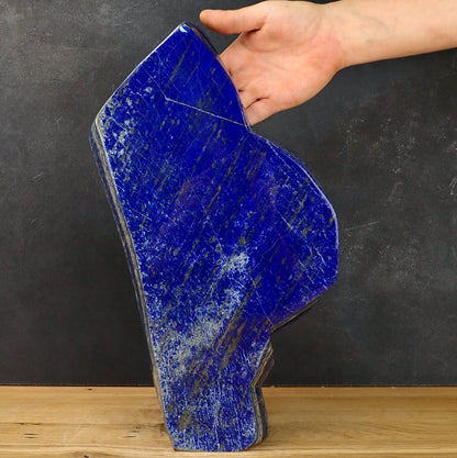 Große Königsblaue Lapislazuli-Freiform - 7921g - 450x240x40mm