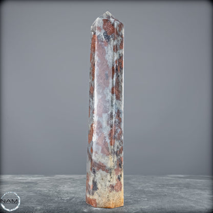 Natürliche Rote Aventurin Obelisk aus Madagaskar - 677,22g