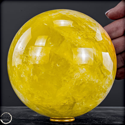 Top Qualität Transparenter Citrin Kristall Kugel - Brasilien - 2375,93g
