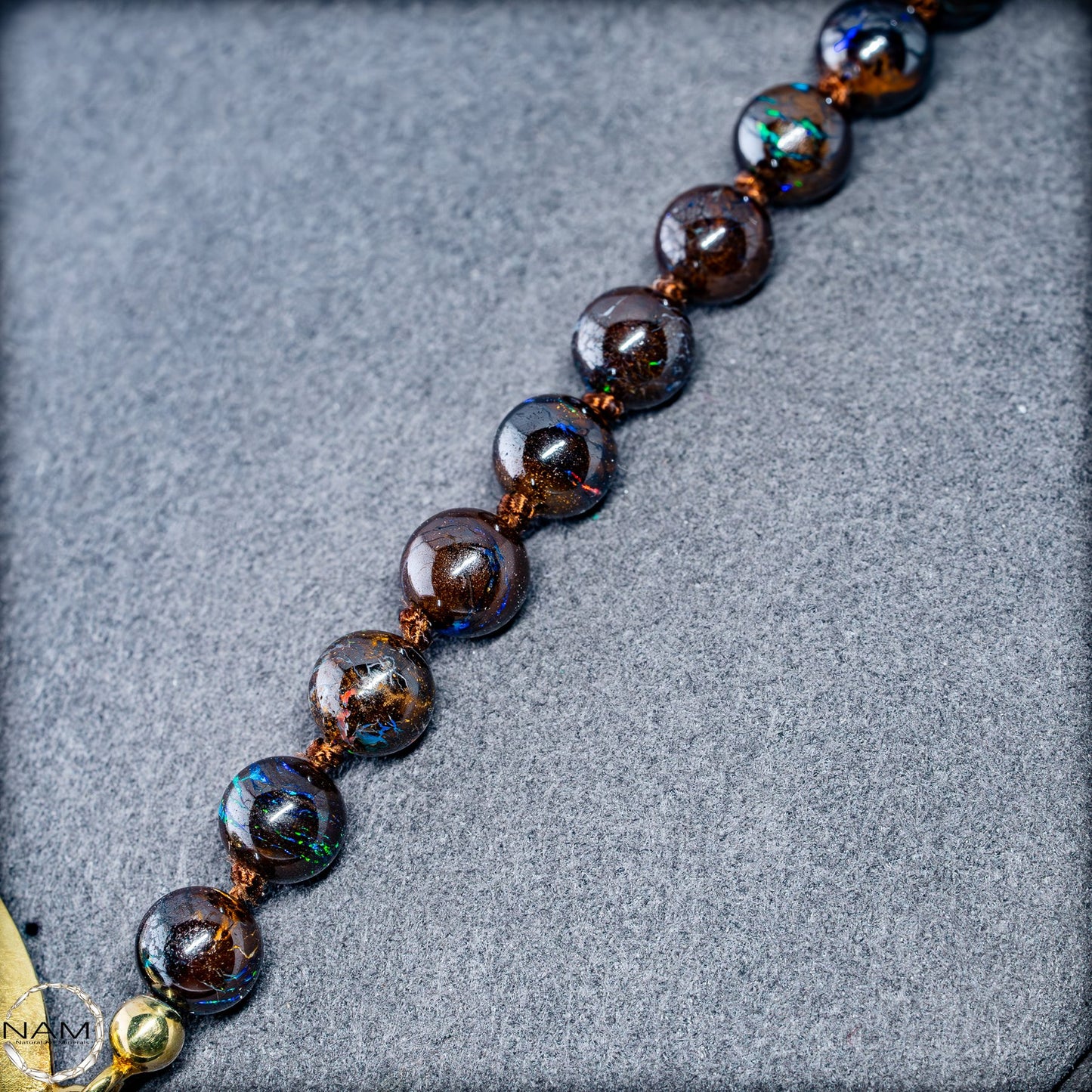 Boulder Opal Halskette mit Designer-Anhänger - 50,89g 254,45ct