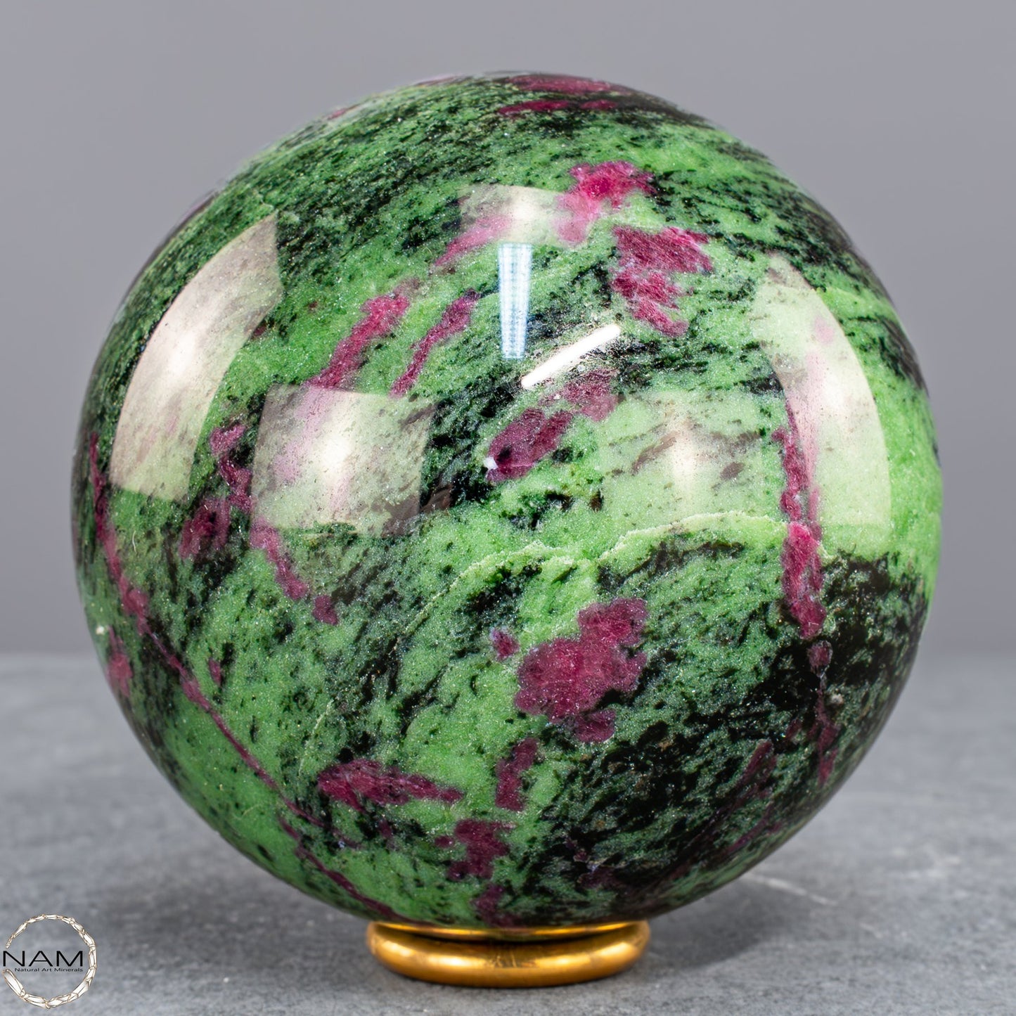 Natürliche Rubin in Zoisit Kugel - 975,99g - 83mm