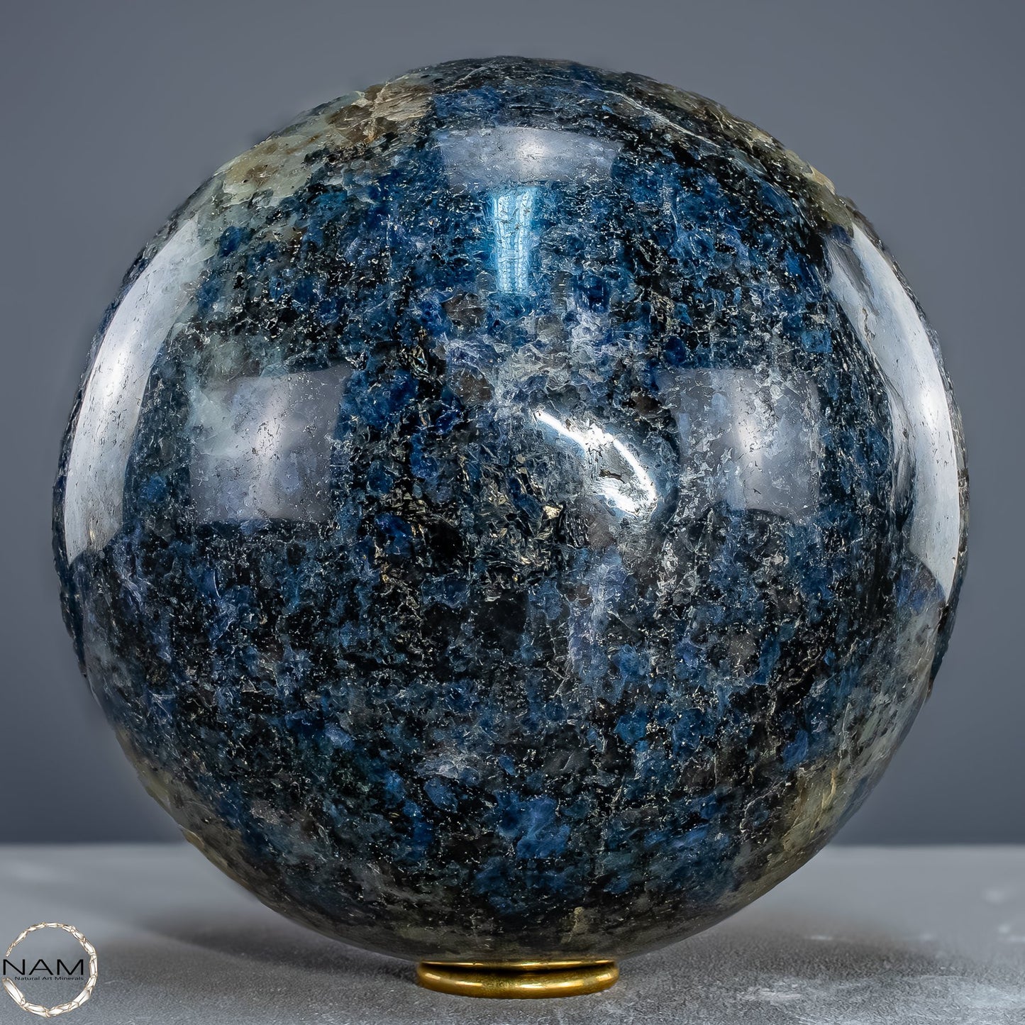 Natürliche Blaue Cordierit-Kristall Kugel, Spitzenqualität - 9567,37g