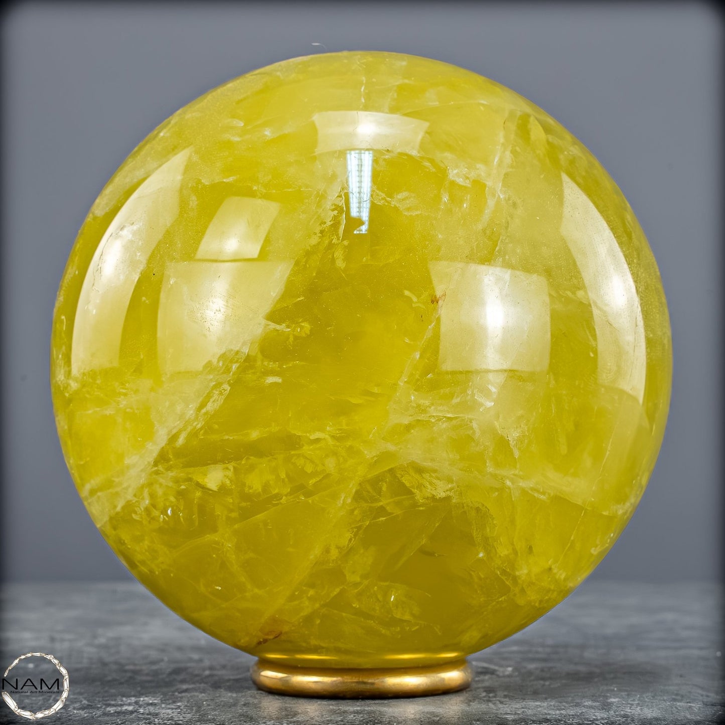 Top Qualität Transparenter Citrin Kristall Kugel - Brasilien - 1925,67g