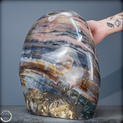 Natürliche Gebänderter Achat Kristall-Freiform - 19370,33g